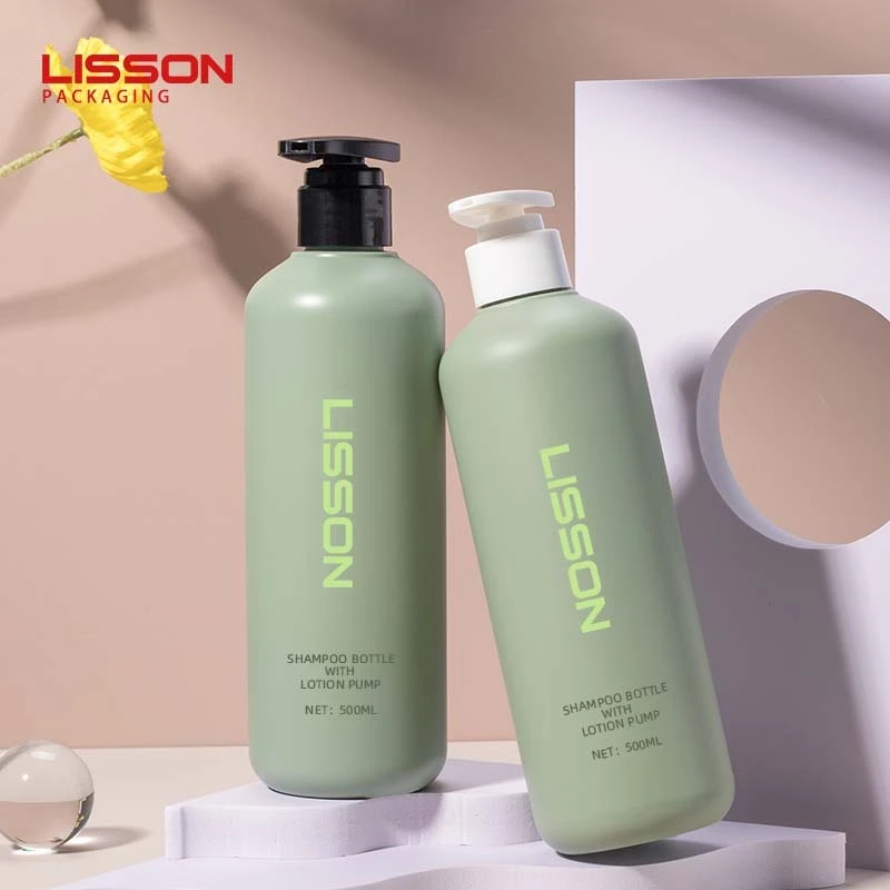 Supply 500ml PET Plastic Squeeze Shampoo and Conditioner Bottle--Lisson Packaging 1