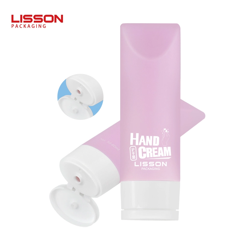 カスタム空50ml 60ml HDPEオーバルボトルハンドクリームスキンケアパッケージボトル 1