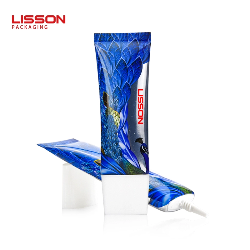 Tube cosmétique personnalisé 30 ml, tube en plastique ultra plat pour emballage de maquillage 1