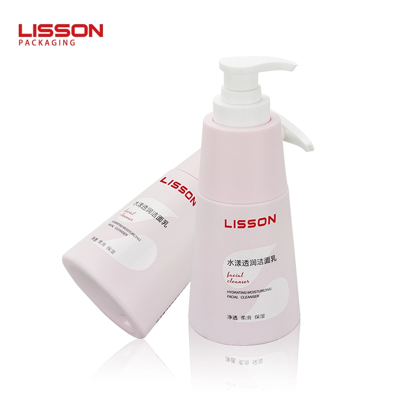 Botella de plástico PET de 200 ml con bomba para loción corporal y de manos - Lisson Packaging 1