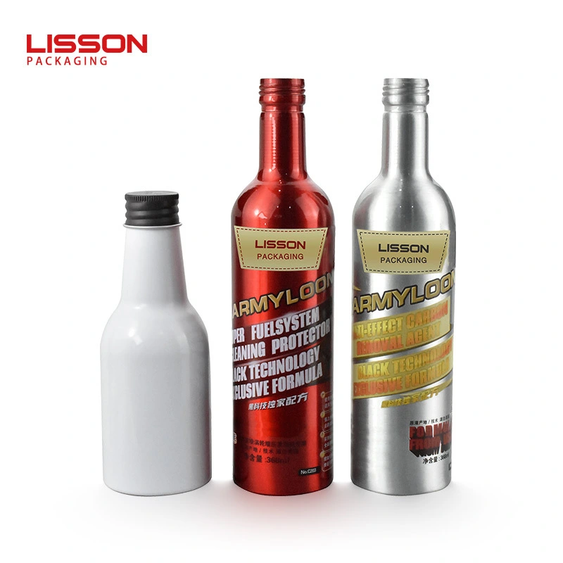음료 및 모터 오일용 알루미늄 병 도매 250ml-360ml 1