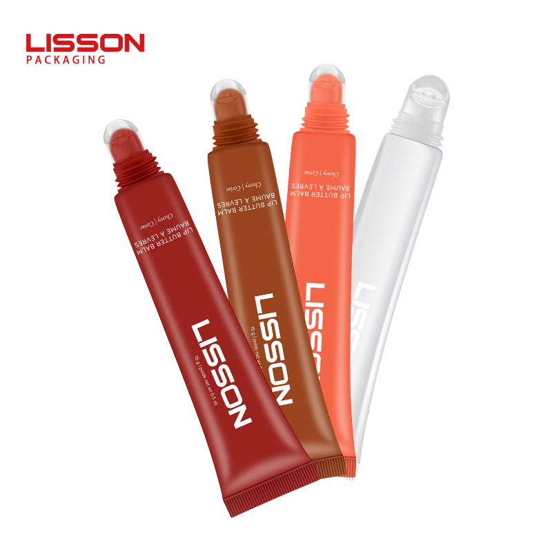 Makeup packaging tube with silicone, PP and PE materials
