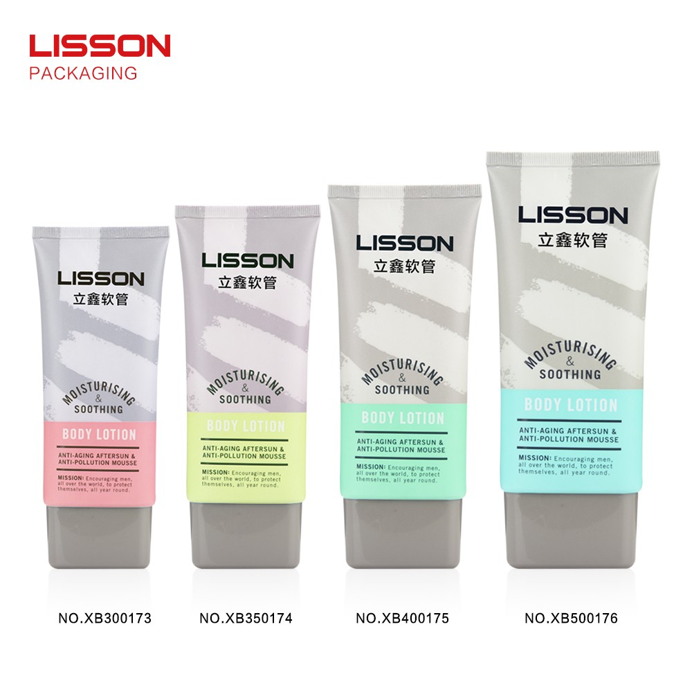 Lisson Tube Package Brand cosmetic care massage custom 3