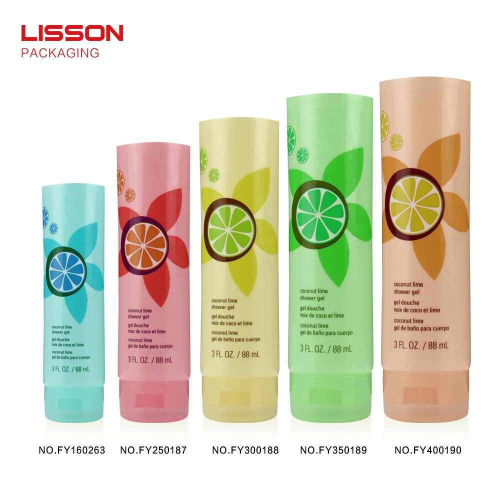 Lisson Tube Package Brand round bottles with flip top caps tube supplier 3