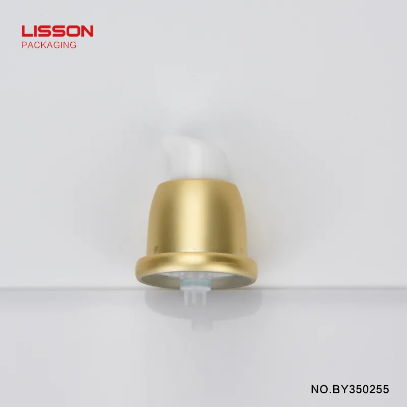 aluminum oval pump tops for bottles cosmetic Lisson Tube Package company 7