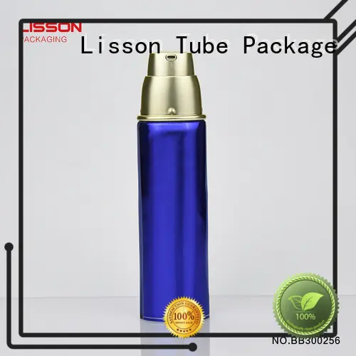 Lisson Tube Package Brand cosmetic transparent pump tops for bottles laminated 1