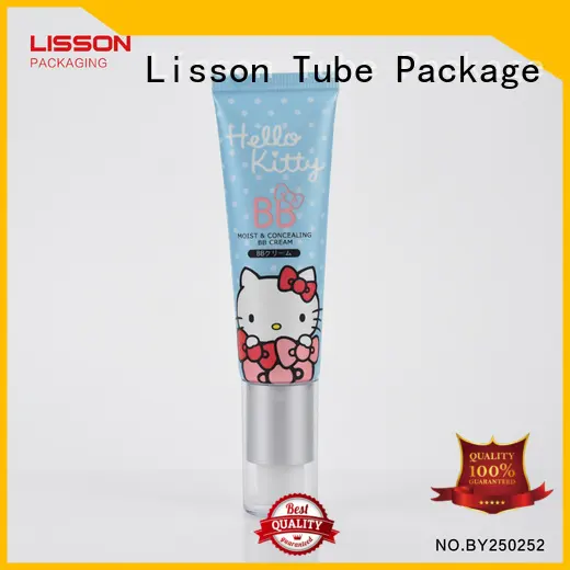 transparent pump tops for bottles barrier airless Lisson Tube Package Brand 1