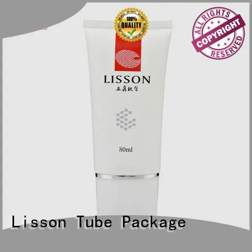 luxury squeeze silver super cosmetic tube Lisson Tube Package 1