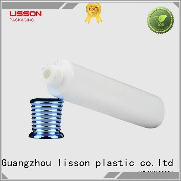 covered blossom lotion packaging hat Lisson Tube Package company 1