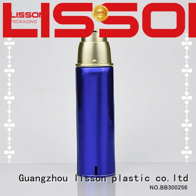 transparent Custom airless lotion pump oval Lisson Tube Package 1