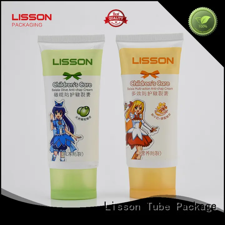 Custom plastic top  Lisson Tube Package oval 1