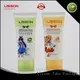 Custom plastic top  Lisson Tube Package oval 1