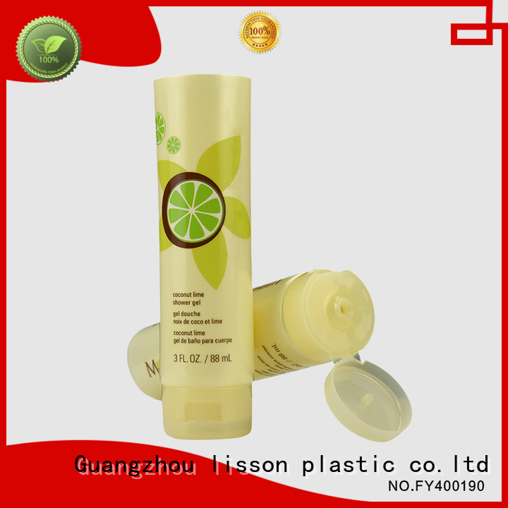 Lisson Tube Package Brand round bottles with flip top caps tube supplier 1
