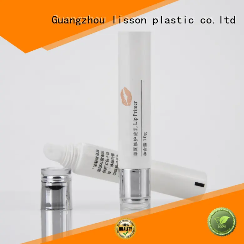 make Custom technology round empty tubes for creams Lisson Tube Package gloss 1