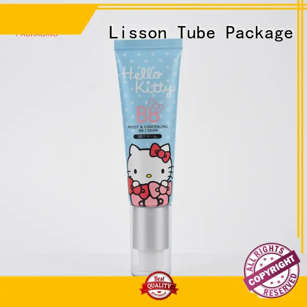 cosmetic Custom round tube lotion pump Lisson Tube Package oval 1
