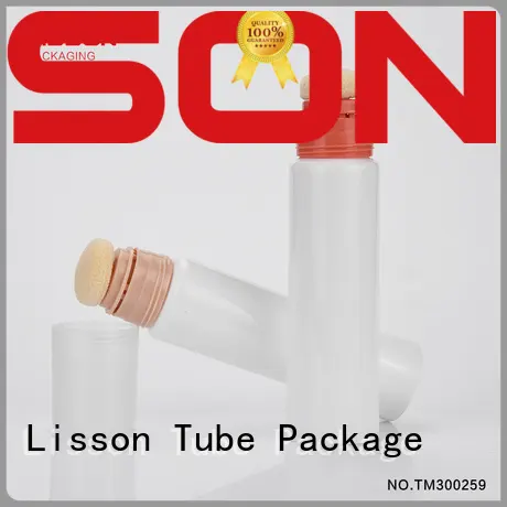 fliptop cosmetic tube blusher packaging Lisson Tube Package company 1