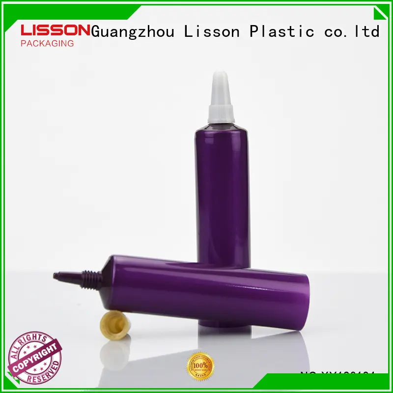 stripe vertical hemisphere plastic tube caps Lisson Brand 1