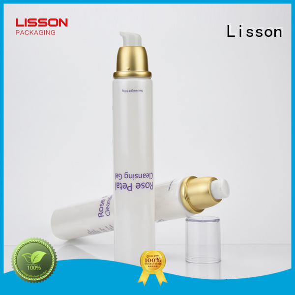 oval aluminum transparent Lisson Brand lotion pump supplier 1