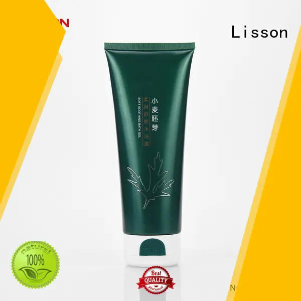 Quality Lisson Brand top flip green cosmetic packaging 1