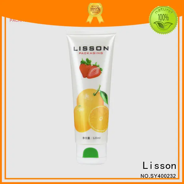 tube Custom volume green cosmetic packaging coating Lisson 1