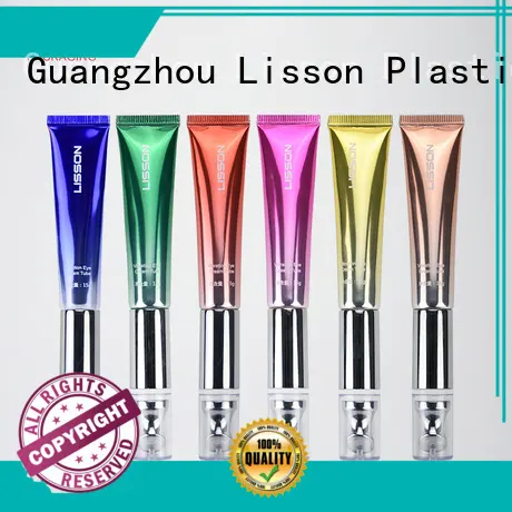 Lisson Brand transparent own custom airless cosmetic bottles 1