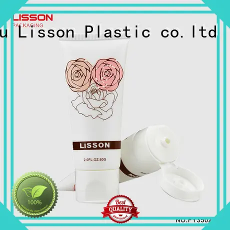 bottles with flip top caps cap cleanser tube Lisson Brand 1