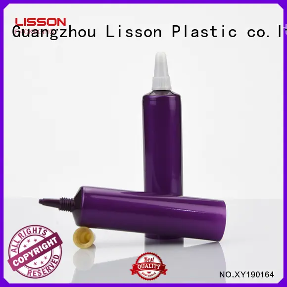 top angle screw plastic tube caps tube Lisson Brand 1