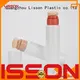 oval cosmetic tube fliptop plastic Lisson company 1
