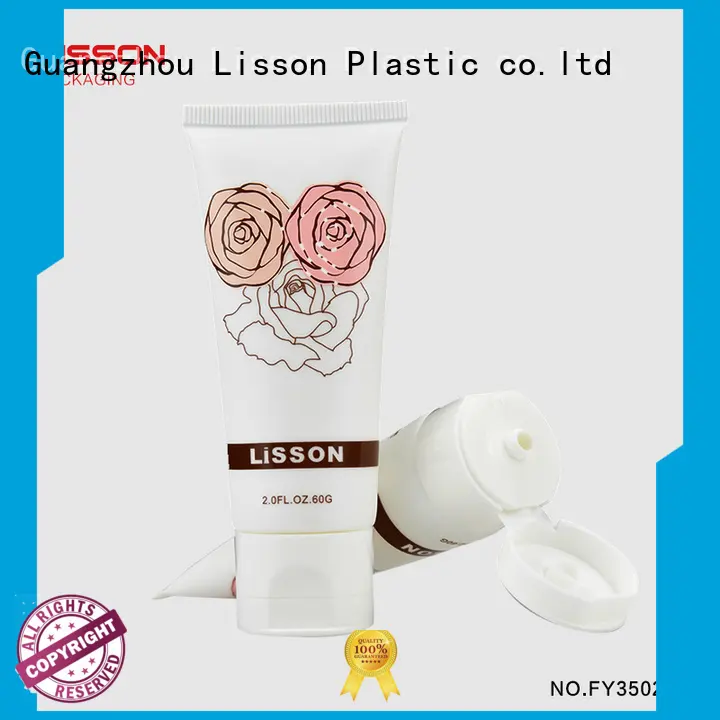 Lisson Brand tube round cap custom bottles with flip top caps 1
