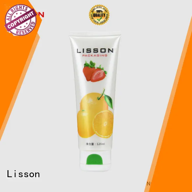 coating empty squeeze tube containers sunscreen for lip balm Lisson 1