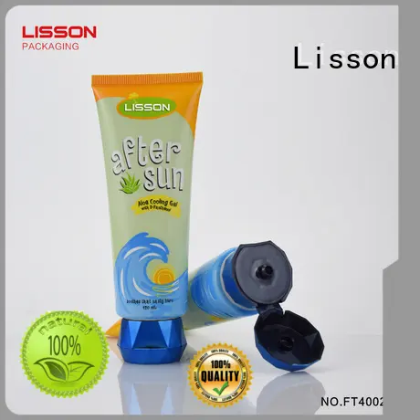 silver plating clear plastic tubes with lids special shape for packaging Lisson 1