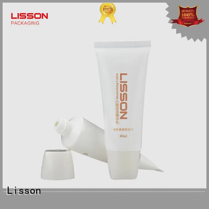 Lisson hemisphere cosmetic tubes wholesale silver coating for essence 1