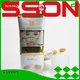 six steel squeeze tubes for cosmetics embossment for cleaner Lisson 1