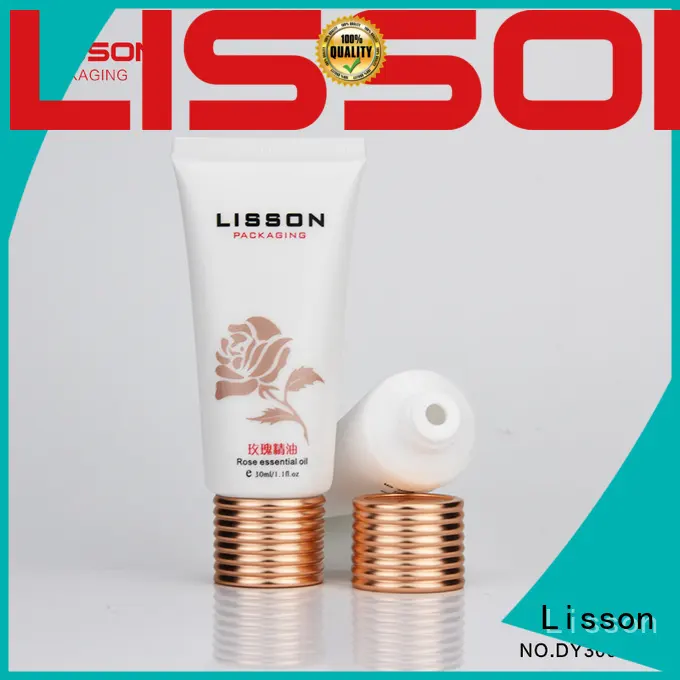 empty lotion tube packaging acrylic for packaging Lisson 1