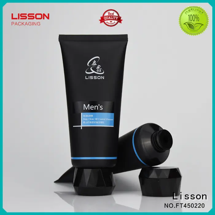 empty flip top bottle caps face wash for packaging Lisson 1