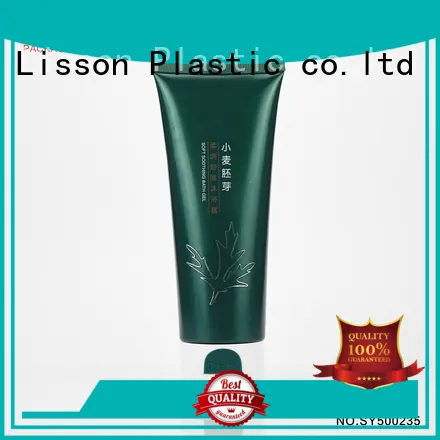 Lisson free sample green cosmetic packaging sunscreen for makeup 1