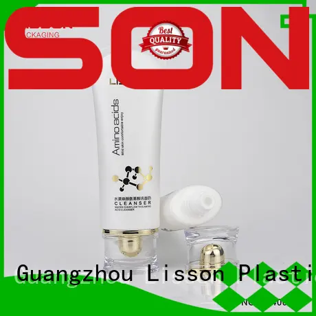 Lisson diamond shape skin care tube round for packaging 1