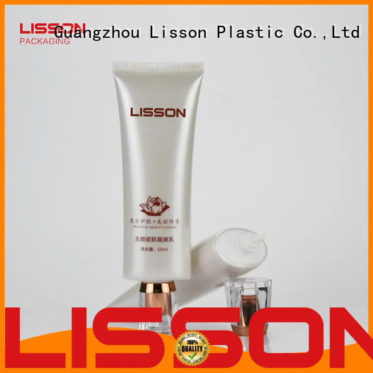 Lisson mens cleaner empty plastic lotion tubes packaging for cleanser 1