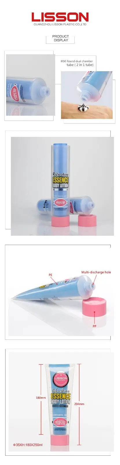 Lisson top brand empty mascara tube bulk production for cosmetic 2