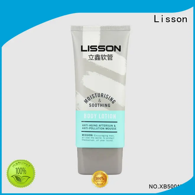 embossment aluminum tube cosmetic packaging round rotary for essence Lisson 1