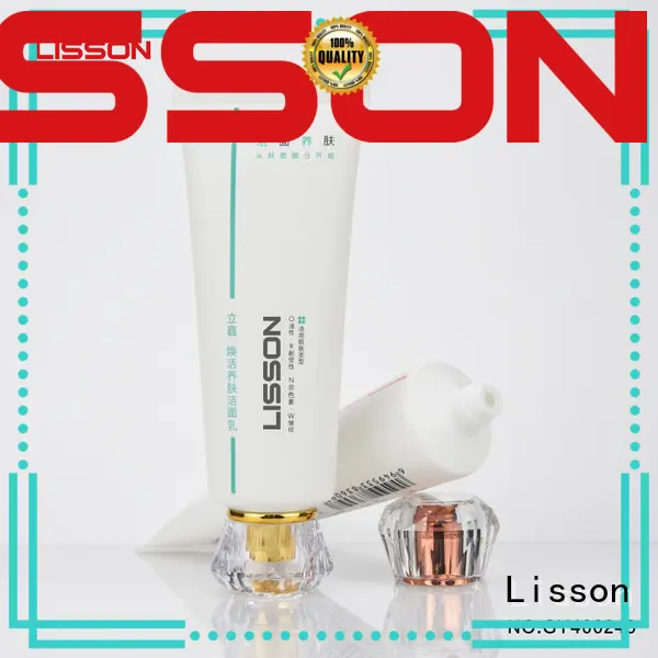 Lisson diamond shape plastic cream tubes makeup for cleanser 1