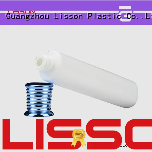 Lisson free sample cosmetic tube containers aluminum screw 1