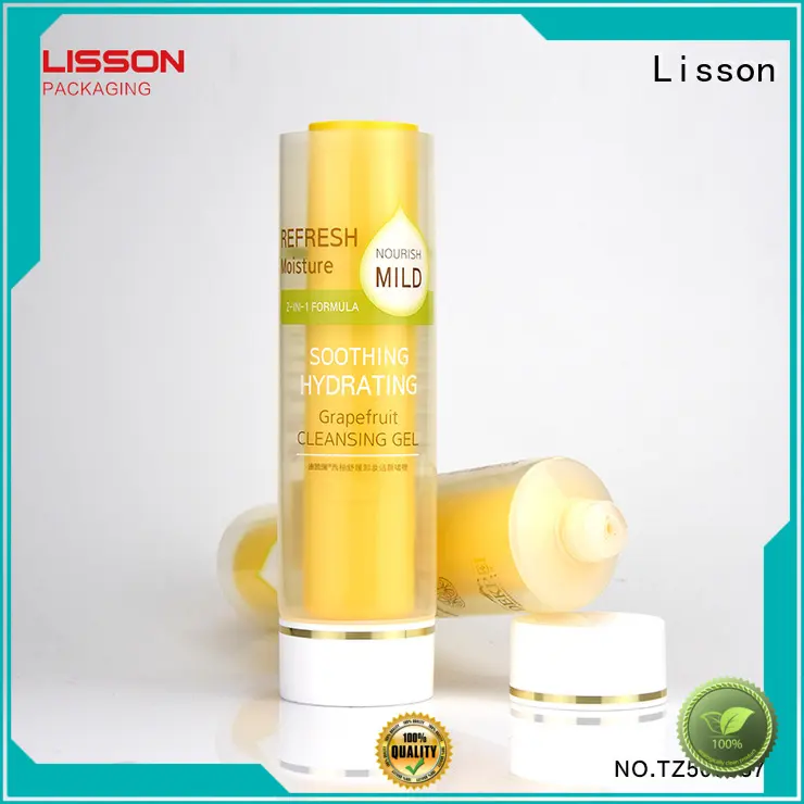 special shape clear plastic tube ODM for cleanser 1