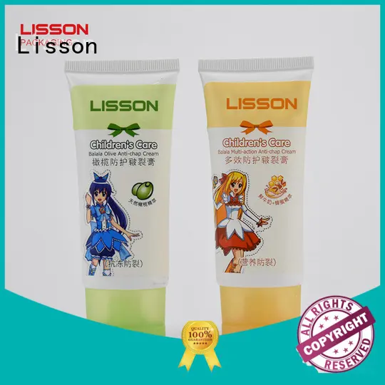 hand cream tube special shape for packing Lisson 1