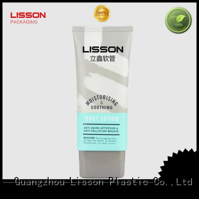 Lisson aluminium covered cosmetic tubes wholesale round rotary for packaging 1