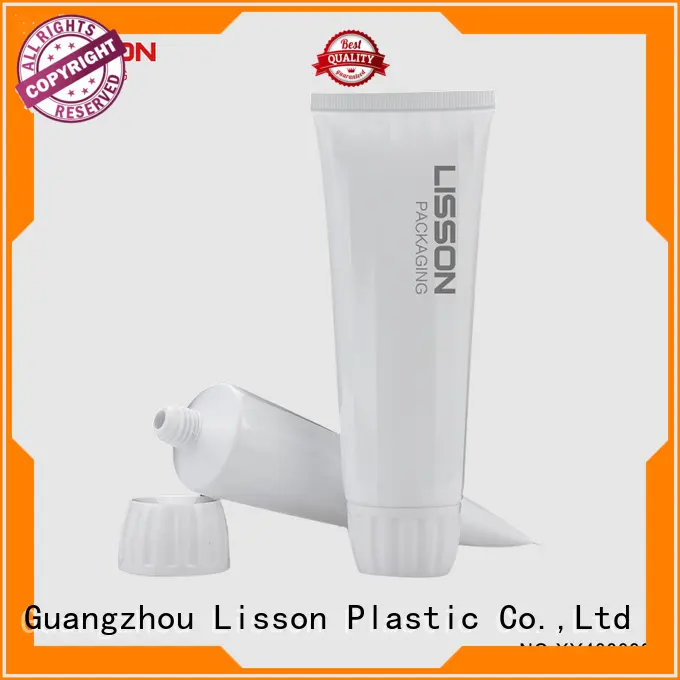 Lisson free sample plastic tubes with caps tooth-paste for facial cleanser 1