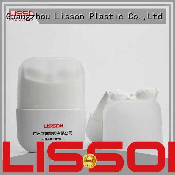 six steel plastic tube containers double for packing Lisson 1