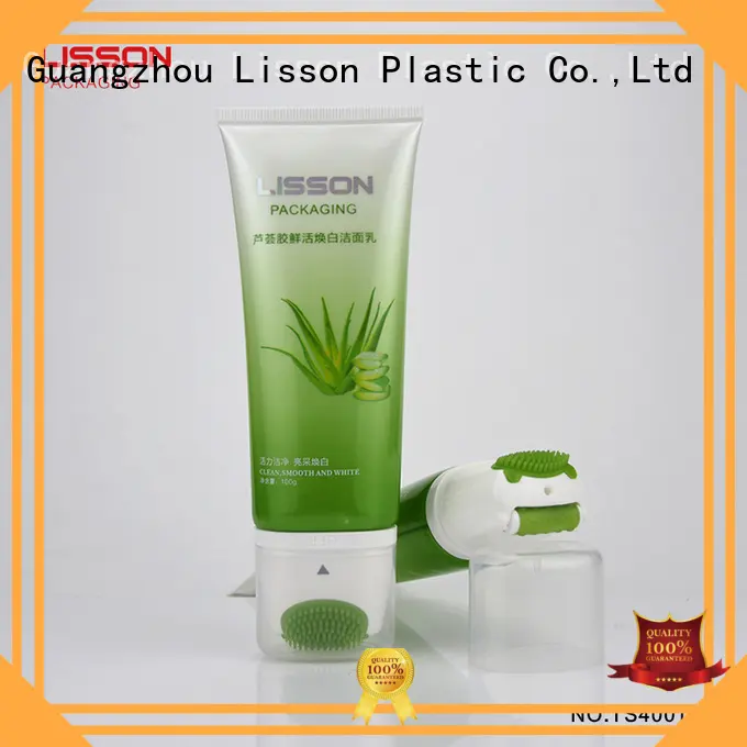 Lisson gold plastic tube cosmetic packaging free sample for lotion 1