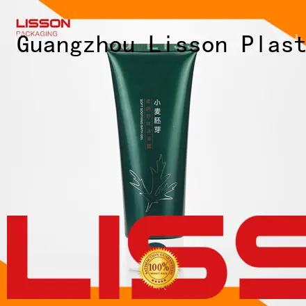 oval green cosmetic packaging bulk production for lip balm Lisson 1