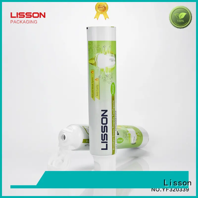 tooth-paste custom cosmetic packaging silver plating for packaging Lisson 1